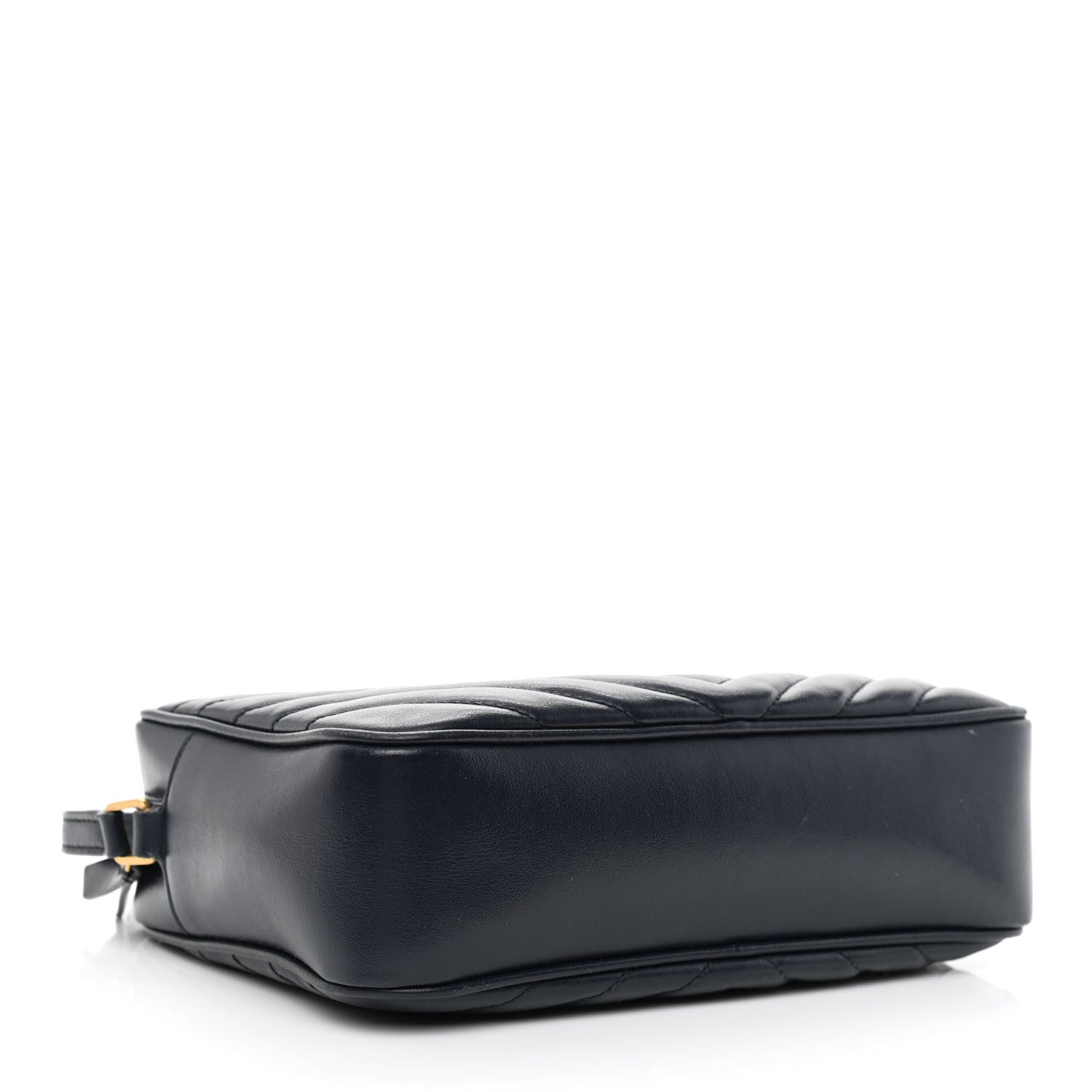 Saint Laurent Calfskin Matelasse Monogram Lou Camera Bag Navy 4 of 11