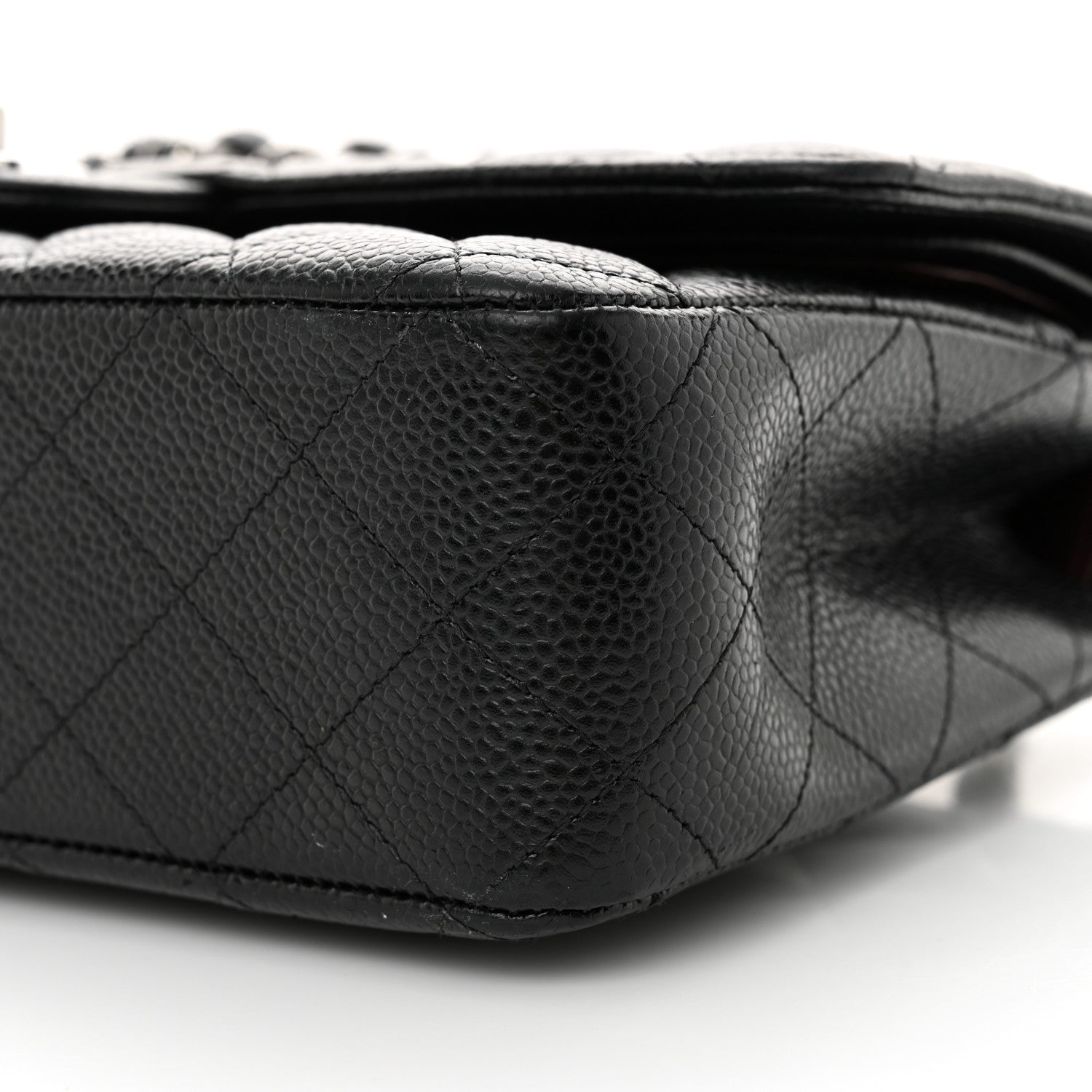 Chanel Caviar Quilted Medium Double Flap Black 10 of 12