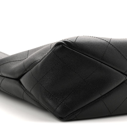 Chanel Caviar Quilted Hobo Black 9 of 10