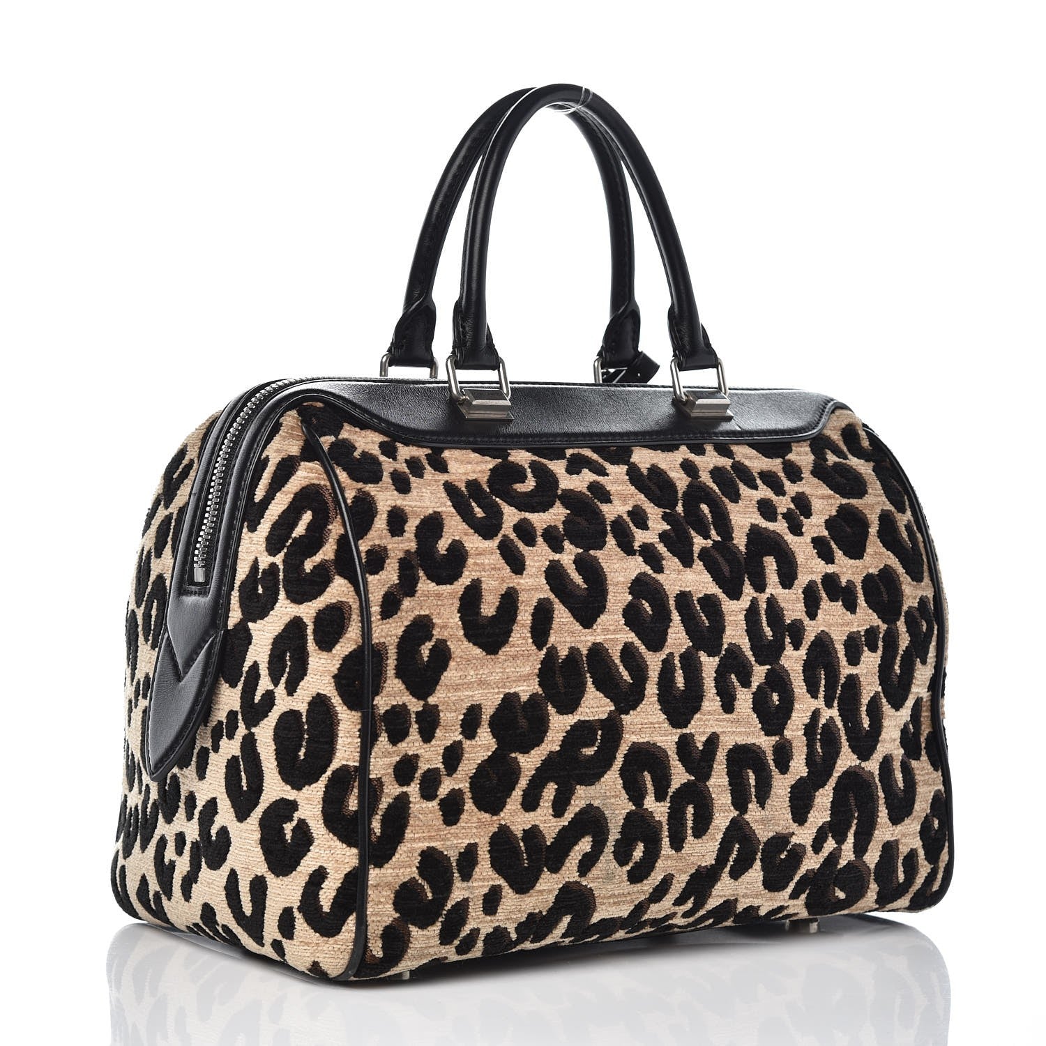 Louis Vuitton Jacquard Velvet Leopard Print Stephen Sprouse Speedy 3 of 8