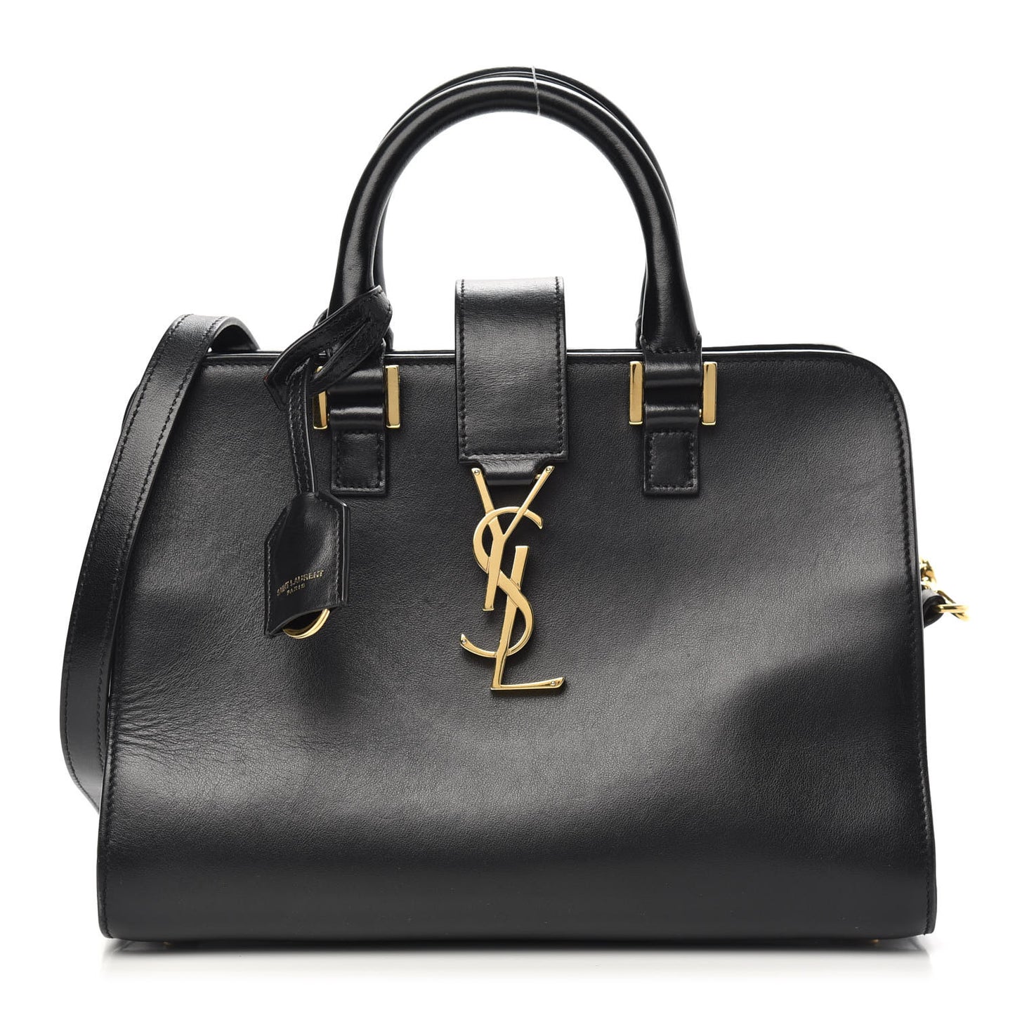 Calfskin Monogram Baby Cabas Black