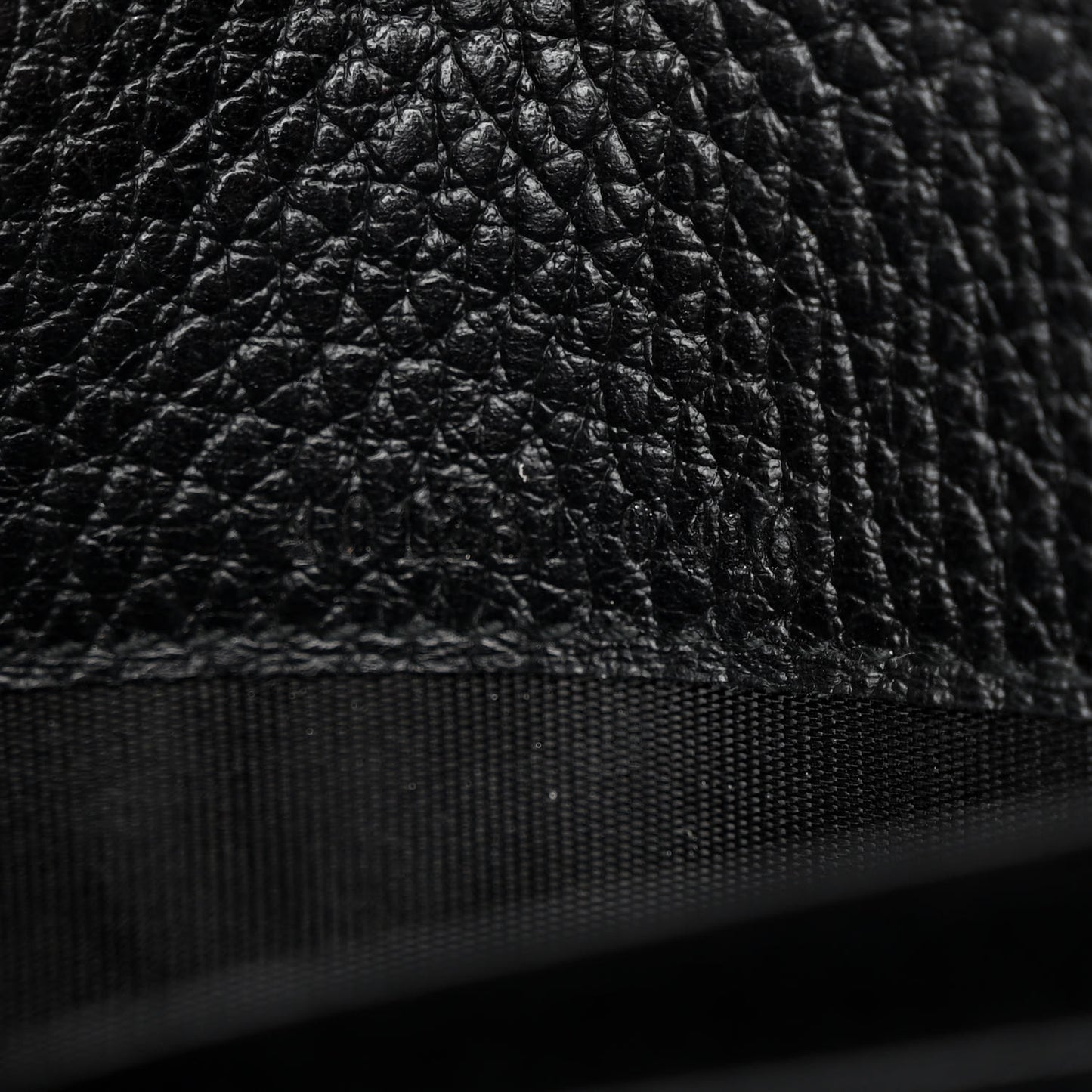 Calfskin Mini Dionysus Chain Wallet Black