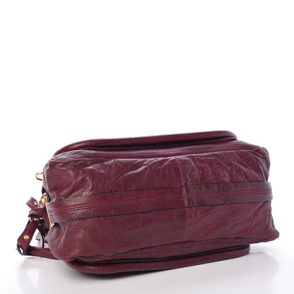 Chloe Calfskin Medium Paraty Dark Red 4 of 13