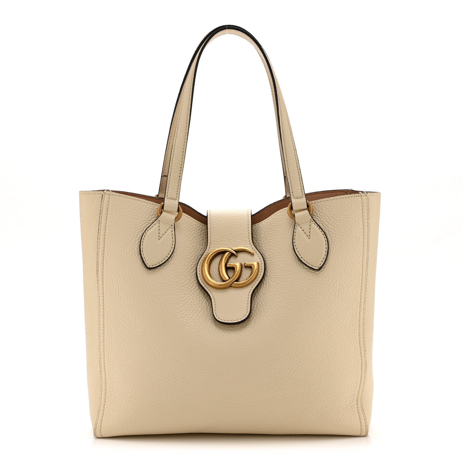 Gucci New Sakai Calfskin Lux Small Dahlia Tote Mystic White 1 of 11