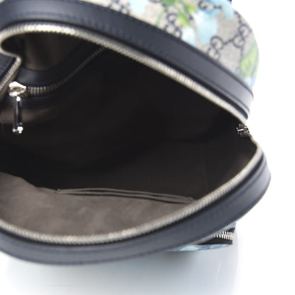 Gucci GG Supreme Monogram Blooms Small Day Backpack Blue 4 of 10