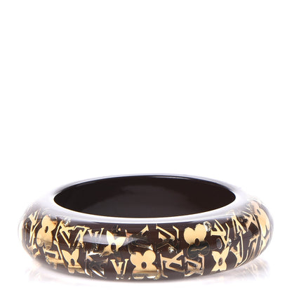 Louis Vuitton Resin Swarovski Medium Inclusion Bracelet GM Marron 1 of 3