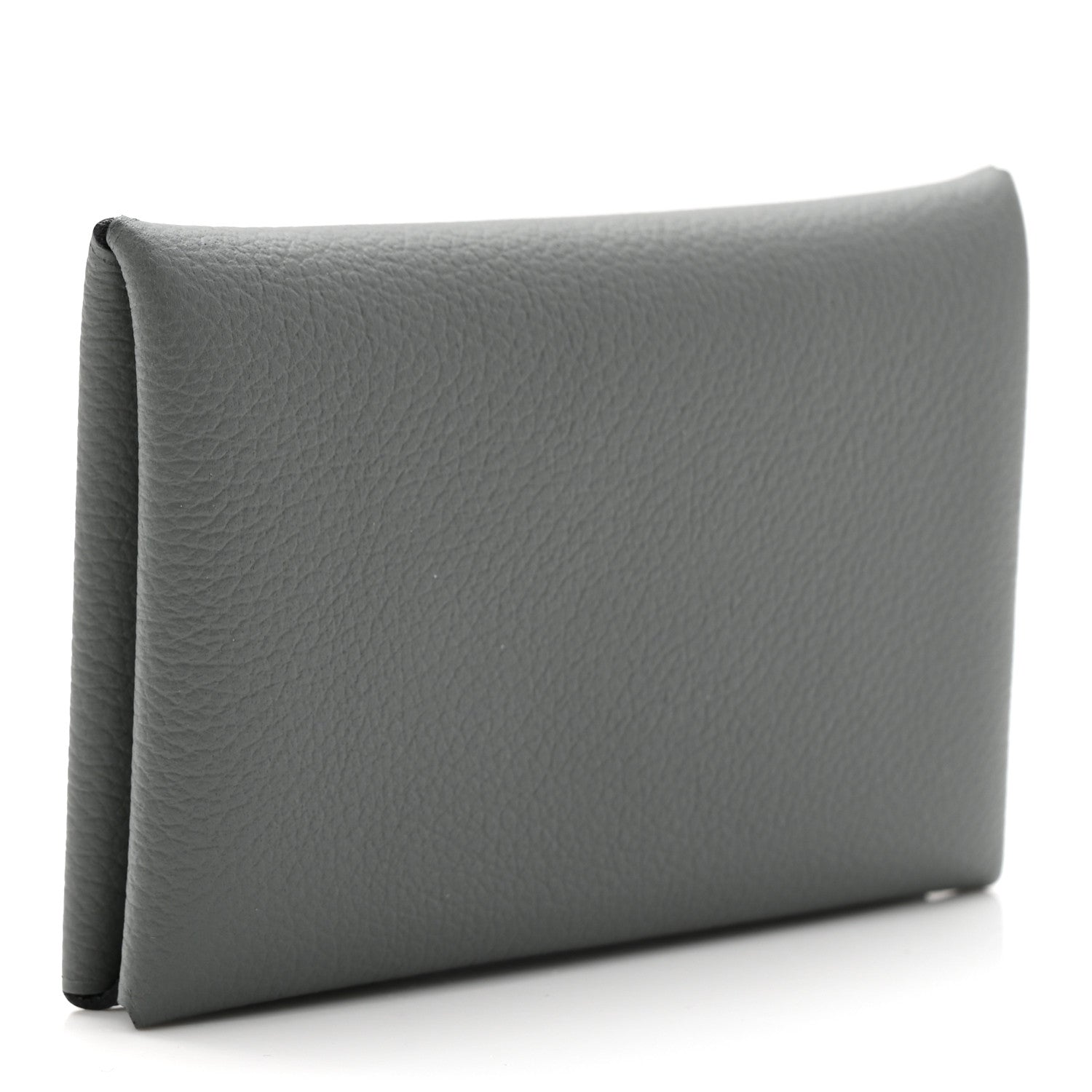 Hermes Evercolor Calvi Card Case Vert Amande 3 of 8
