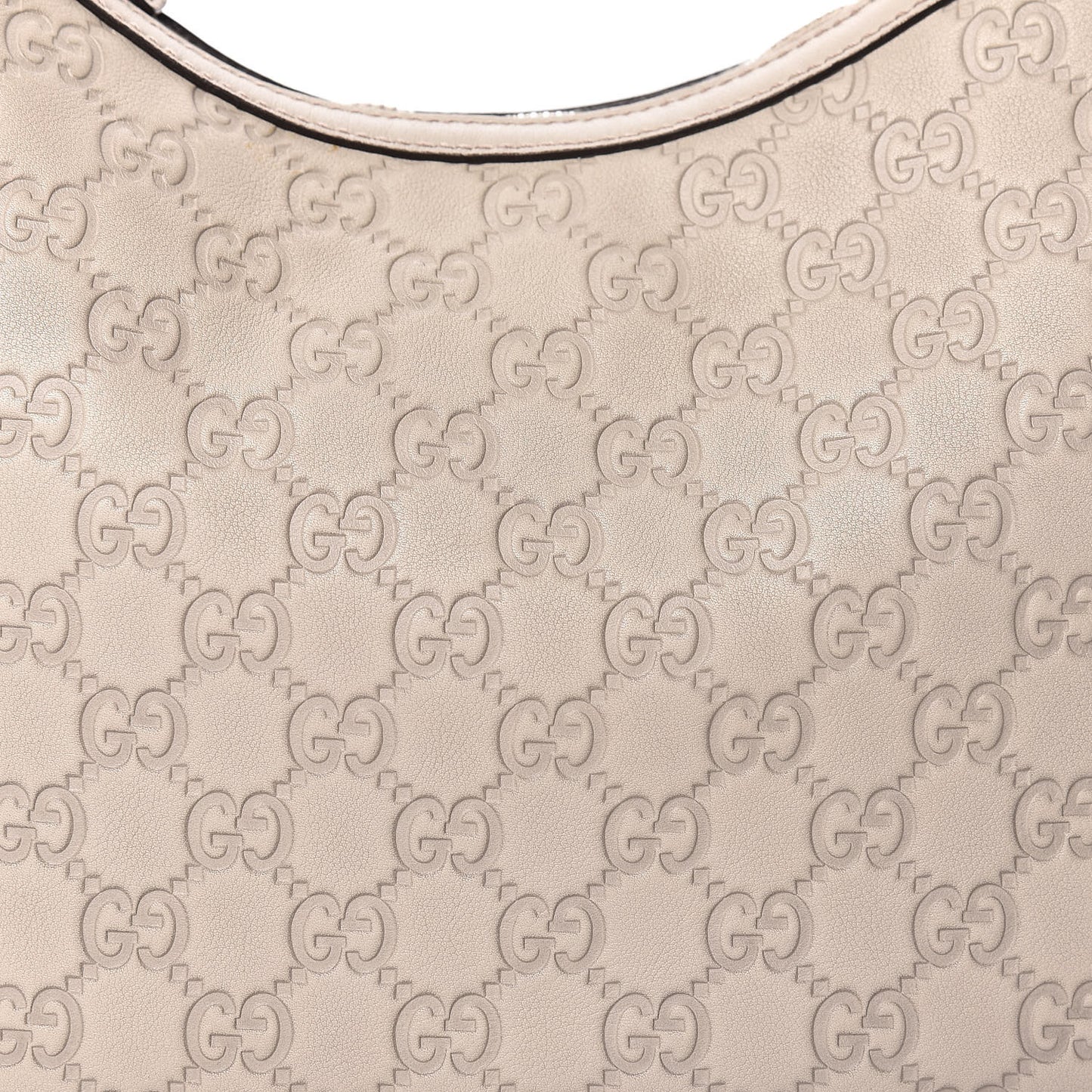 Guccissima Medium GG Twins Hobo Off White