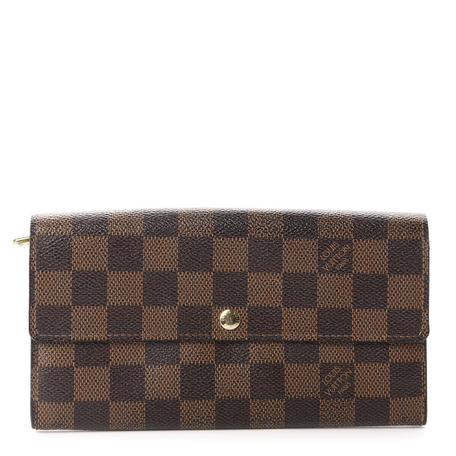 Louis Vuitton Damier Ebene Sarah Wallet 1 of 10