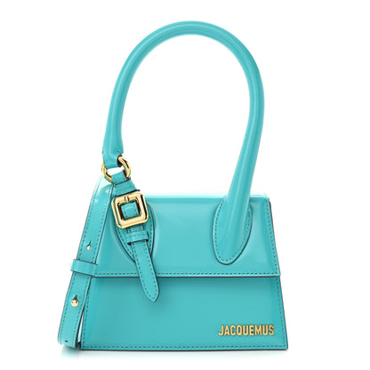 Jacquemus Smooth Calfskin Le Chiquito Boucle Moyen Turquoise 1 of 11