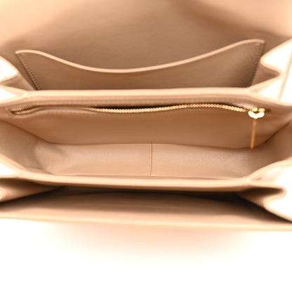 Celine Shiny Calfskin Medium Triomphe Nude 4 of 16