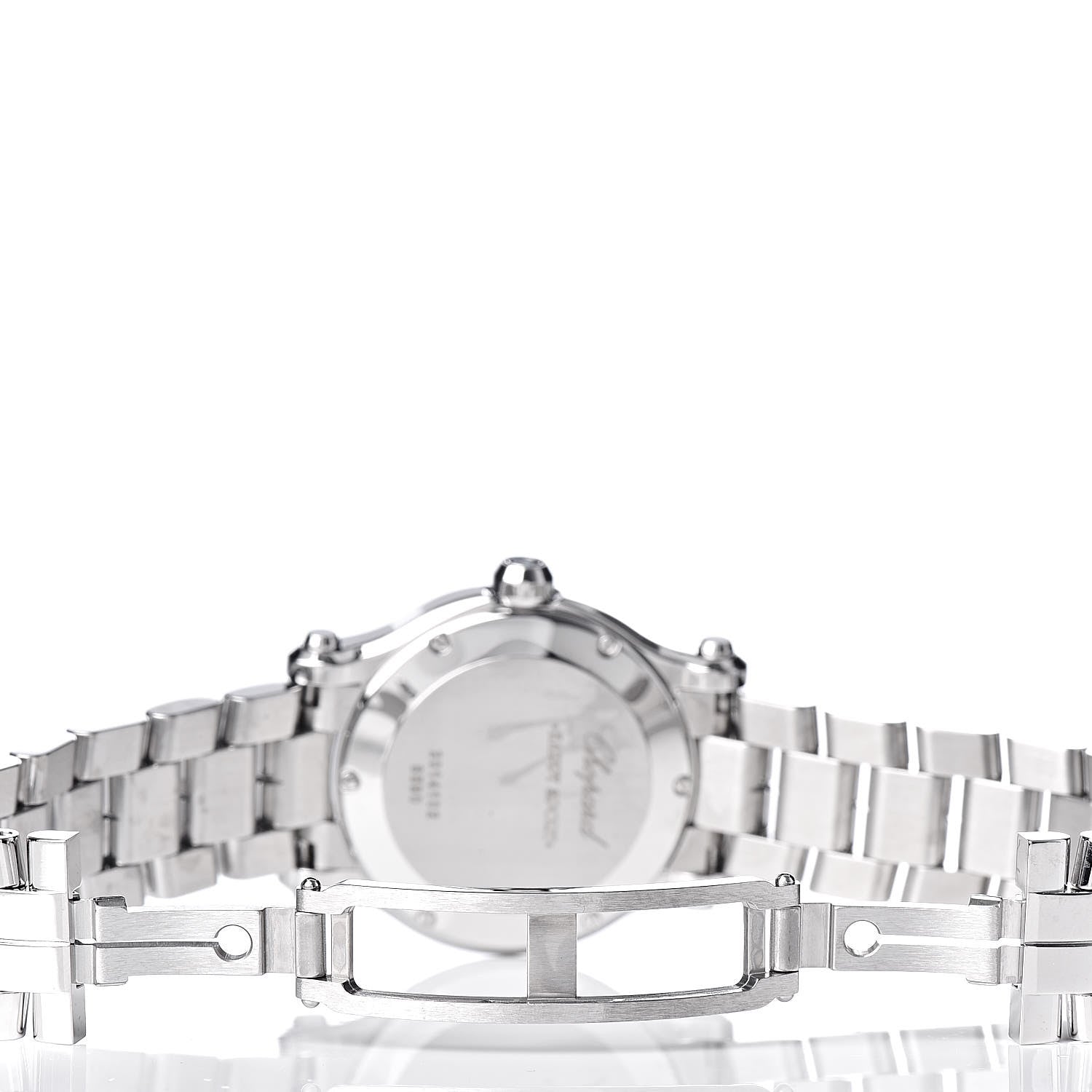 Chopard Stainless Steel 3 Diamond 30mm Happy Sport Quartz Watch 5 of 7
