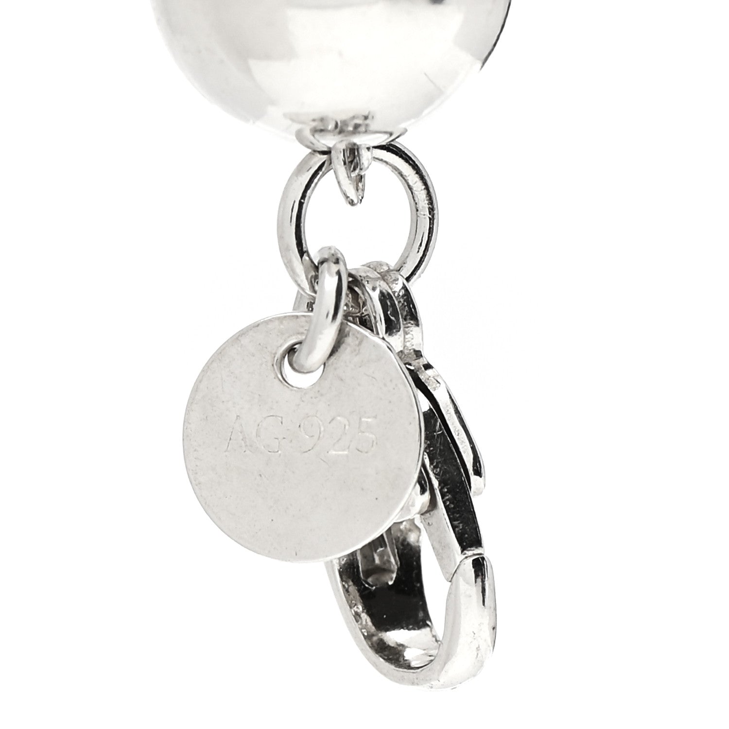 Tiffany Sterling Silver 10mm HardWear Ball Bracelet 4 of 4