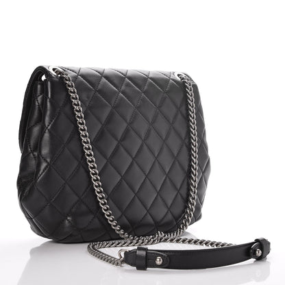 Chanel Lambskin Quilted Large Daily Supple Flap Black 3 of 8
