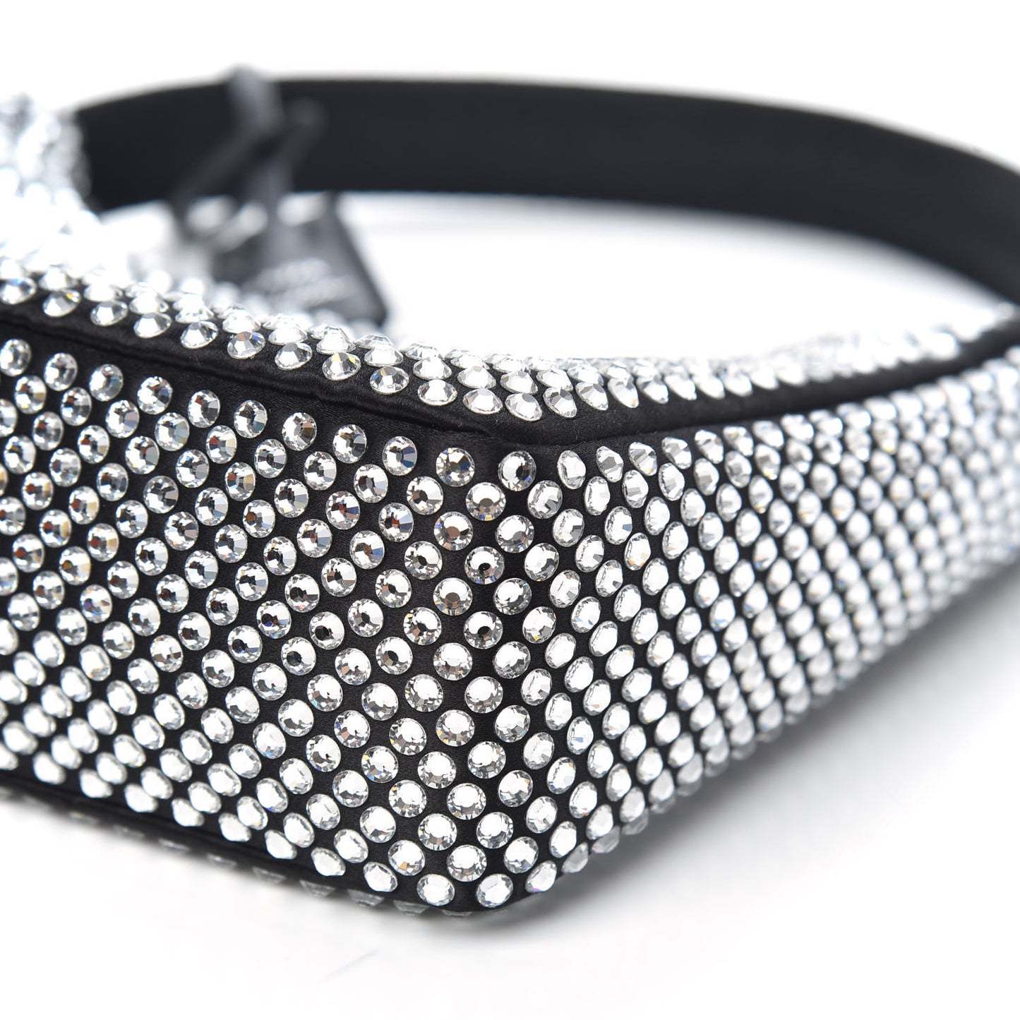 Satin Crystal Mini Re-Edition 2000 Bag Cristal