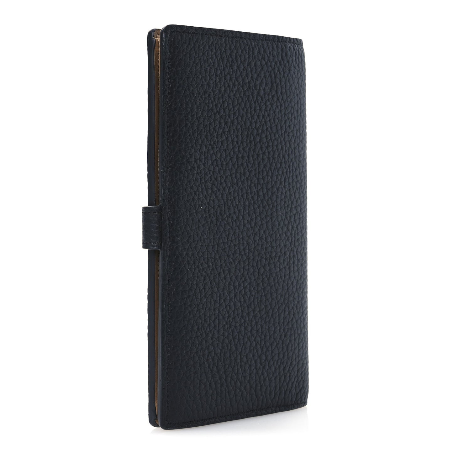 Taurillon LV Vertical Capucines Wallet Black Arizona