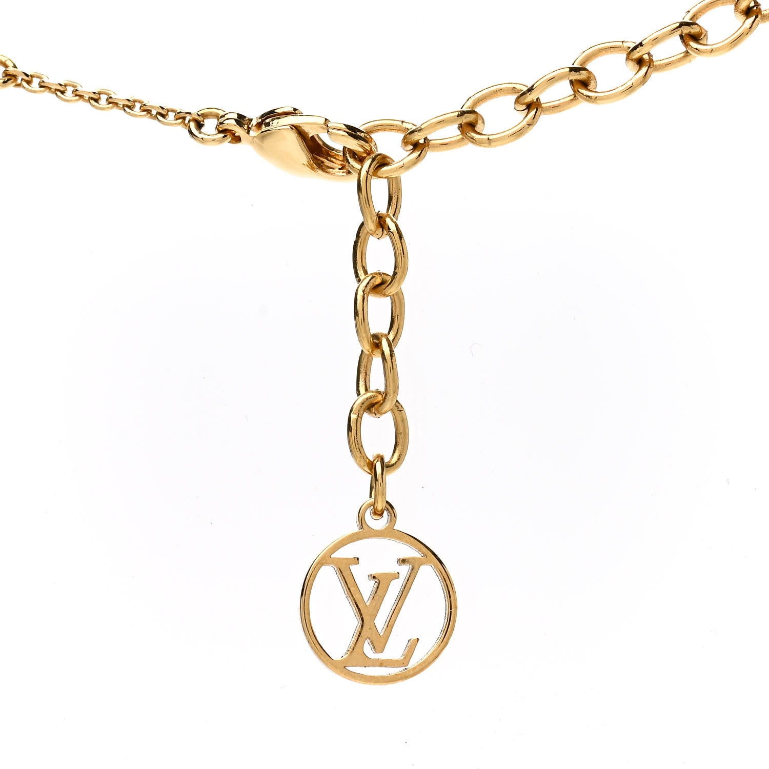 Louis Vuitton LV And Me Letter H Necklace Gold 7 of 8