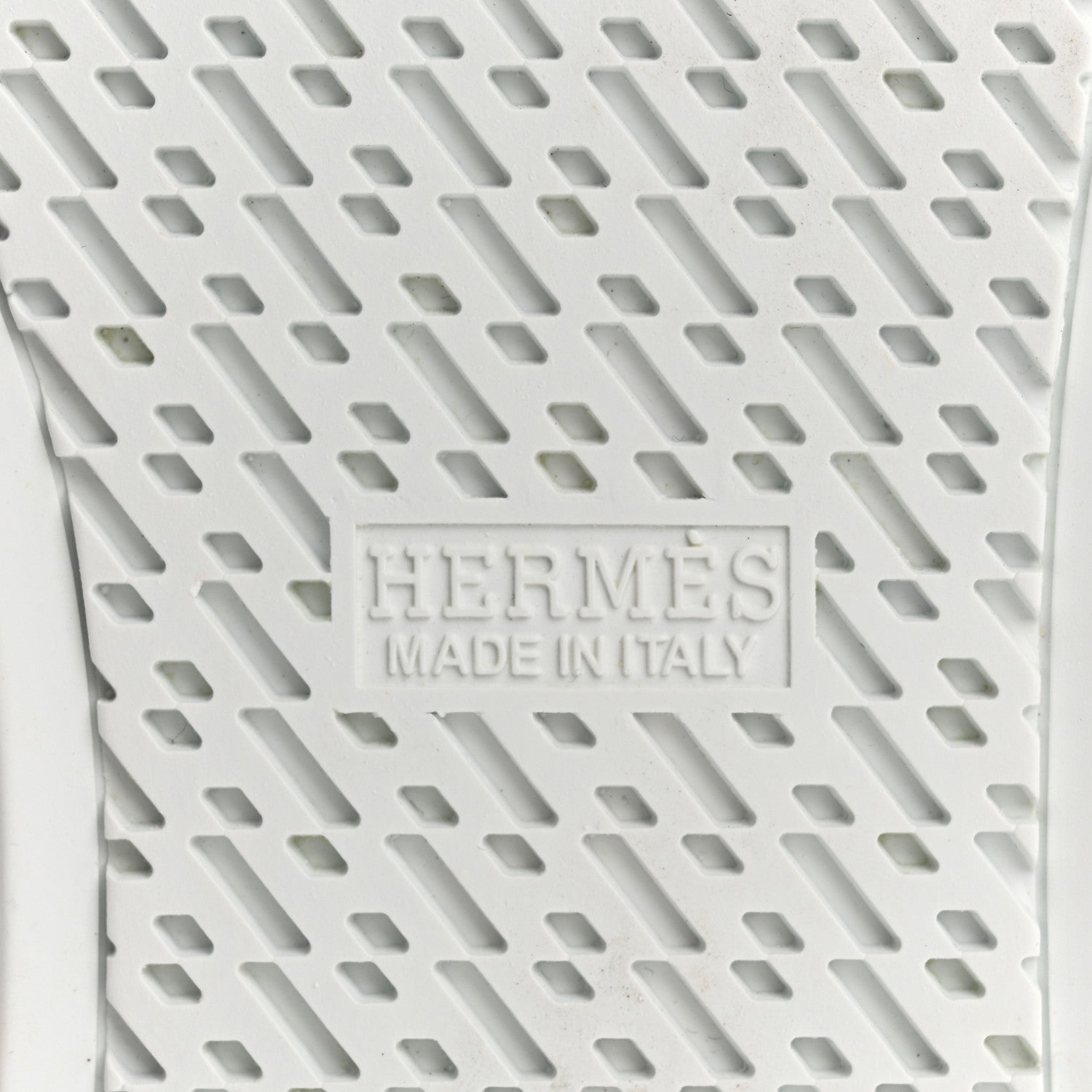 Hermes Canvas Embroidered Innocent Sneakers 36.5 White 8 of 11