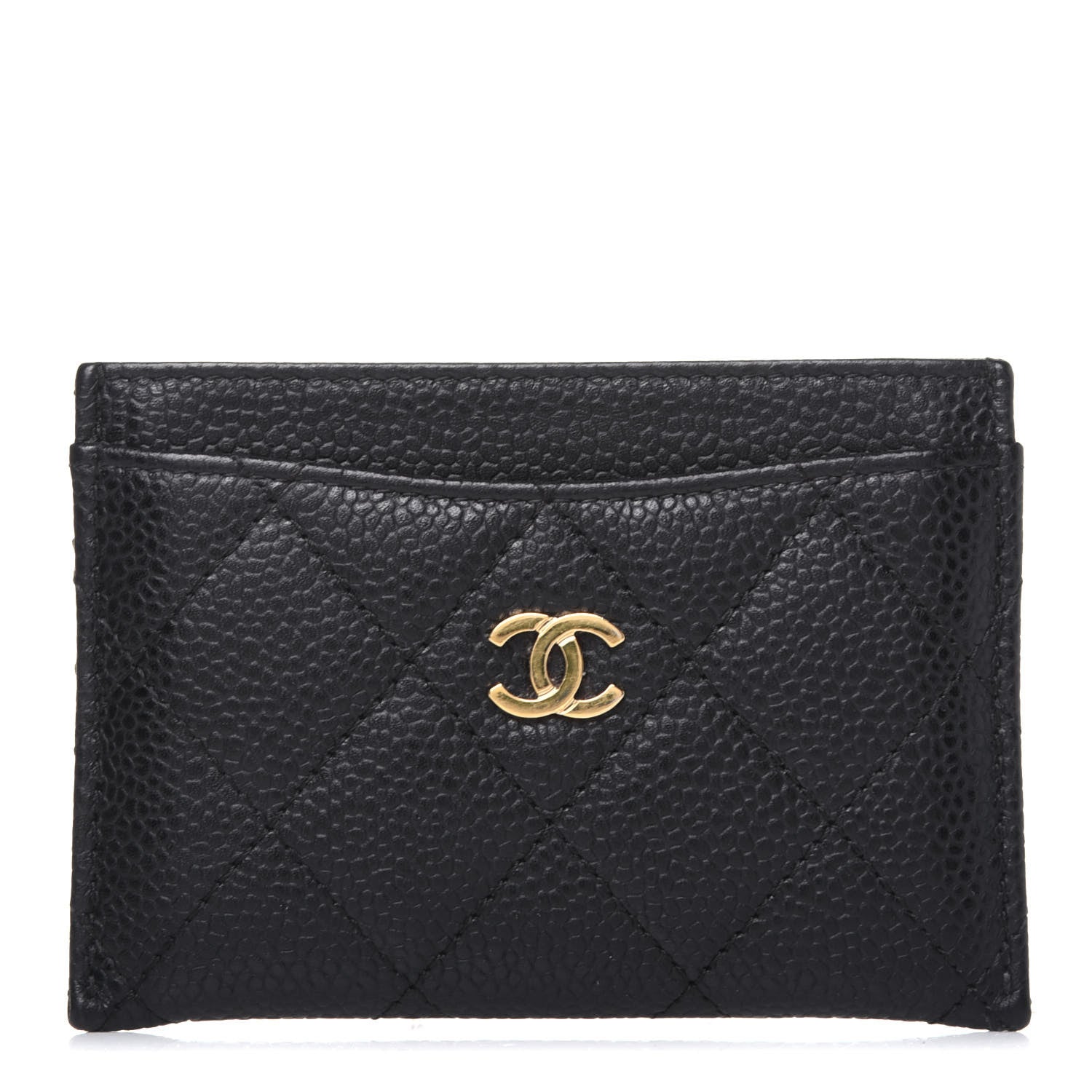 Chanel Caviar Quilted Card Holder Black 1 of 10