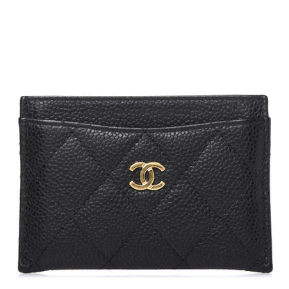 Chanel Caviar Quilted Card Holder Black 1 of 10