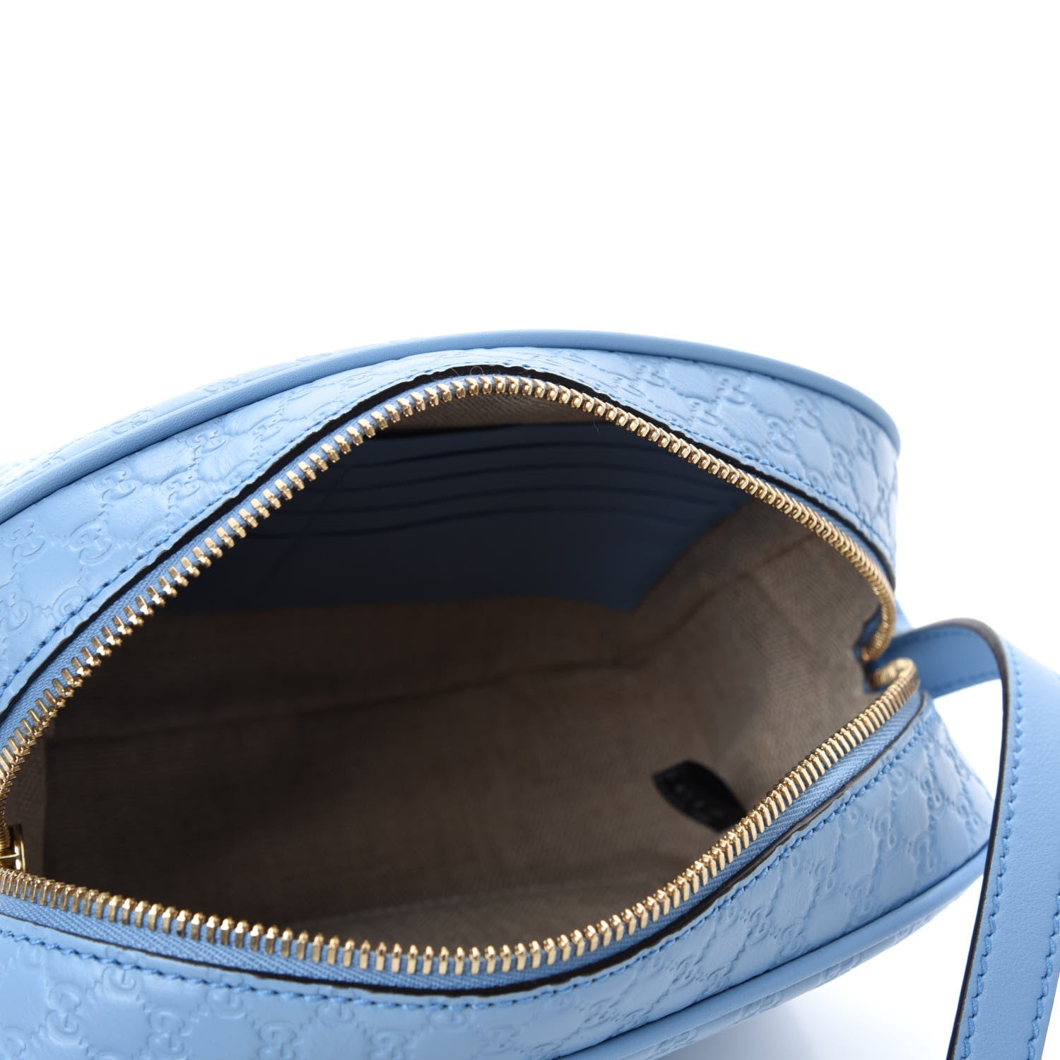 Gucci Microguccissima Mini Bree Messenger Bag Mineral Blue 5 of 10
