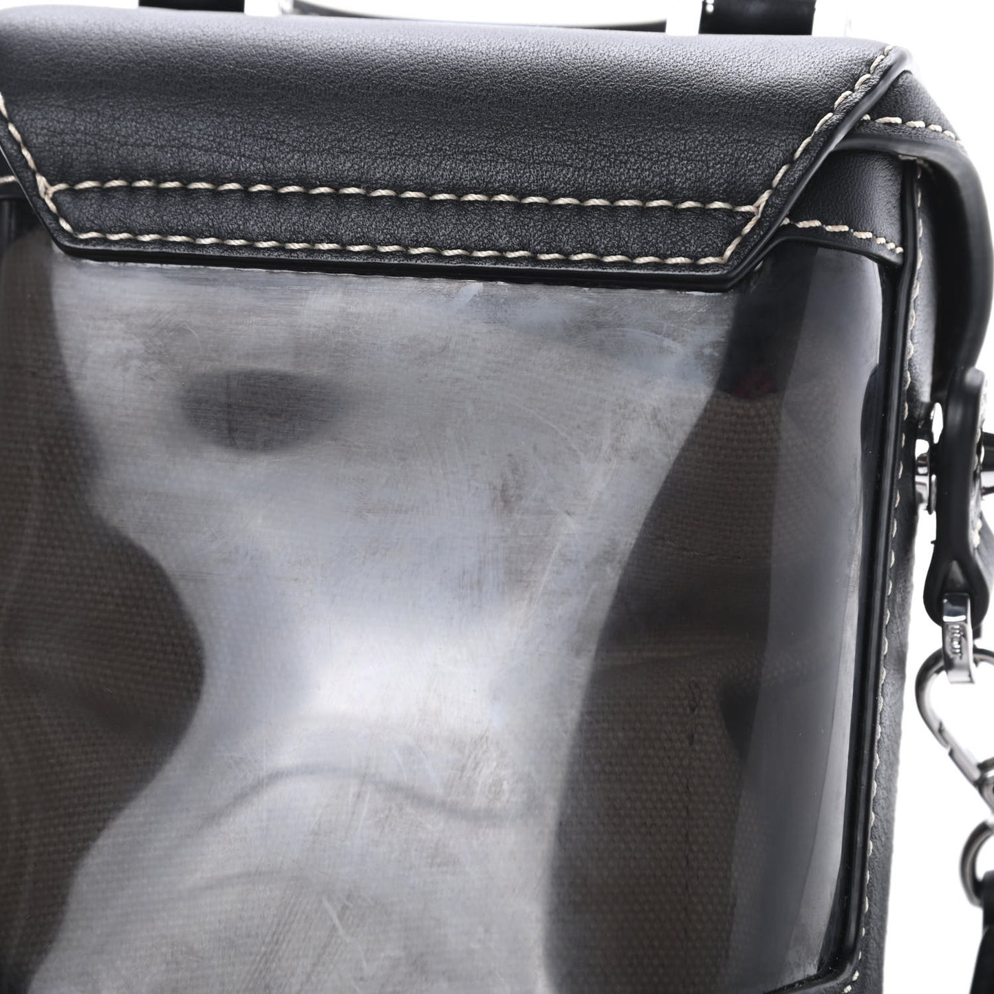 Transparent Mini Berlin Crossbody Black