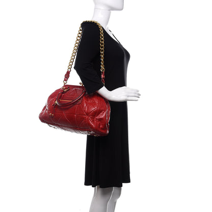 Marc Jacobs Lambskin Quilted Stam Red 2 of 14