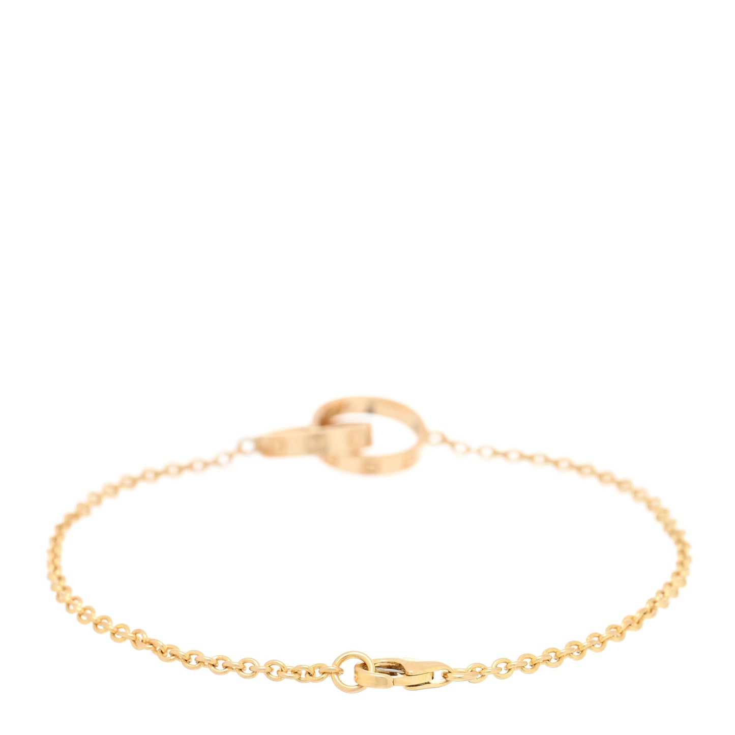 18K Yellow Gold Interlocking LOVE Bracelet
