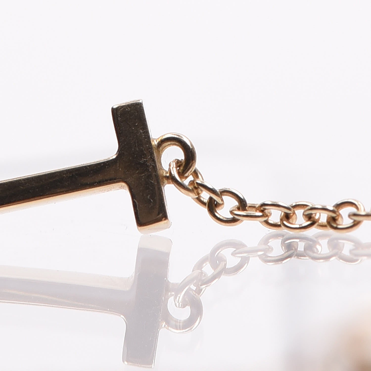 Tiffany 18K Yellow Gold T Smile Bracelet 5 of 6