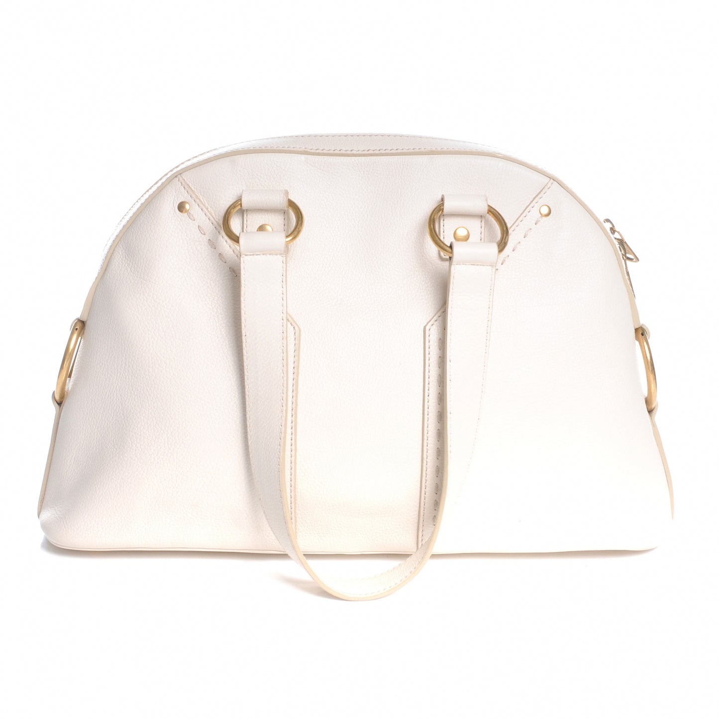 Leather Medium Muse Ivory