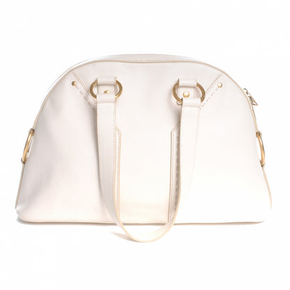 Saint Laurent Leather Medium Muse Ivory 3 of 9