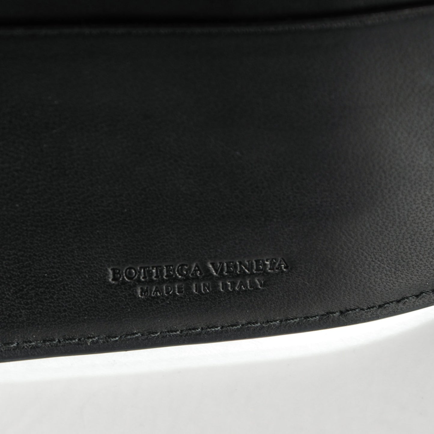 BOTTEGA VENETA Nappa Intrecciato French Flap Wallet Nero Black