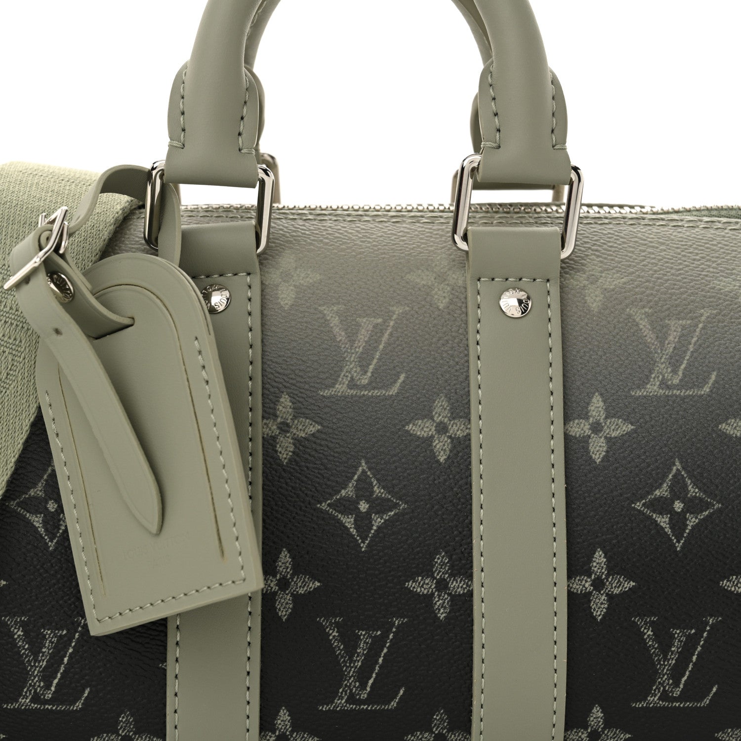 Louis Vuitton Monogram Gradient Keepall Bandouliere 25 Khaki
