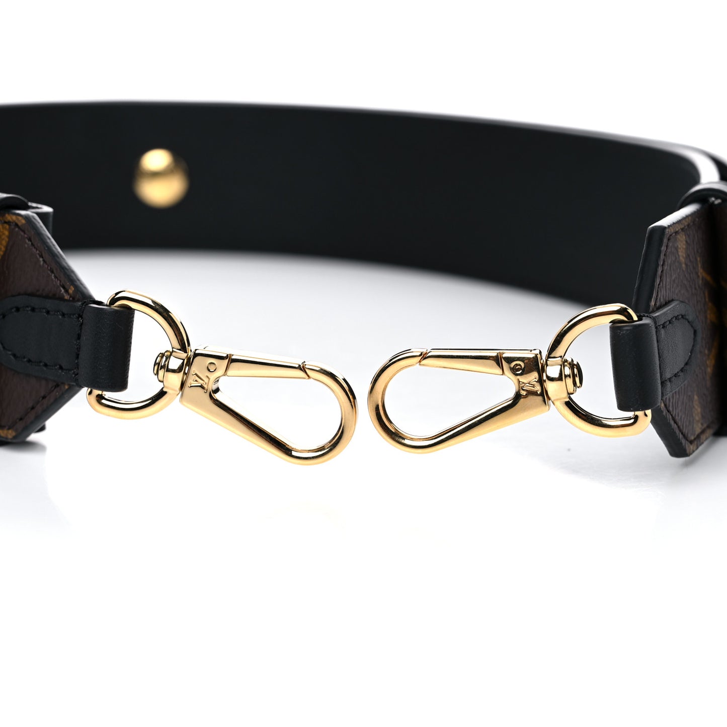 Monogram Adjustable Bandouliere Shoulder Strap Black