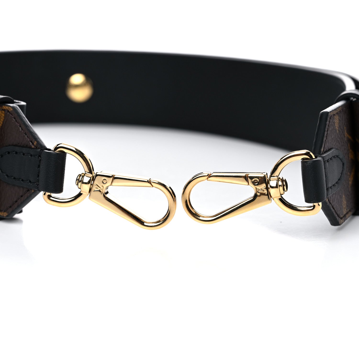 Louis Vuitton Monogram Adjustable Bandouliere Shoulder Strap Black 3 of 4