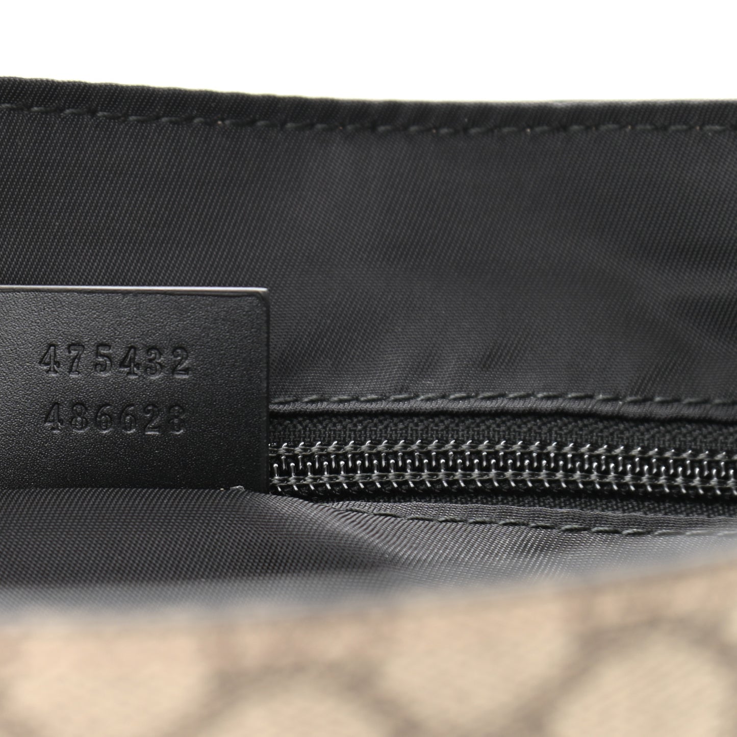GG Supreme Monogram Web Flap Messenger Bag Black