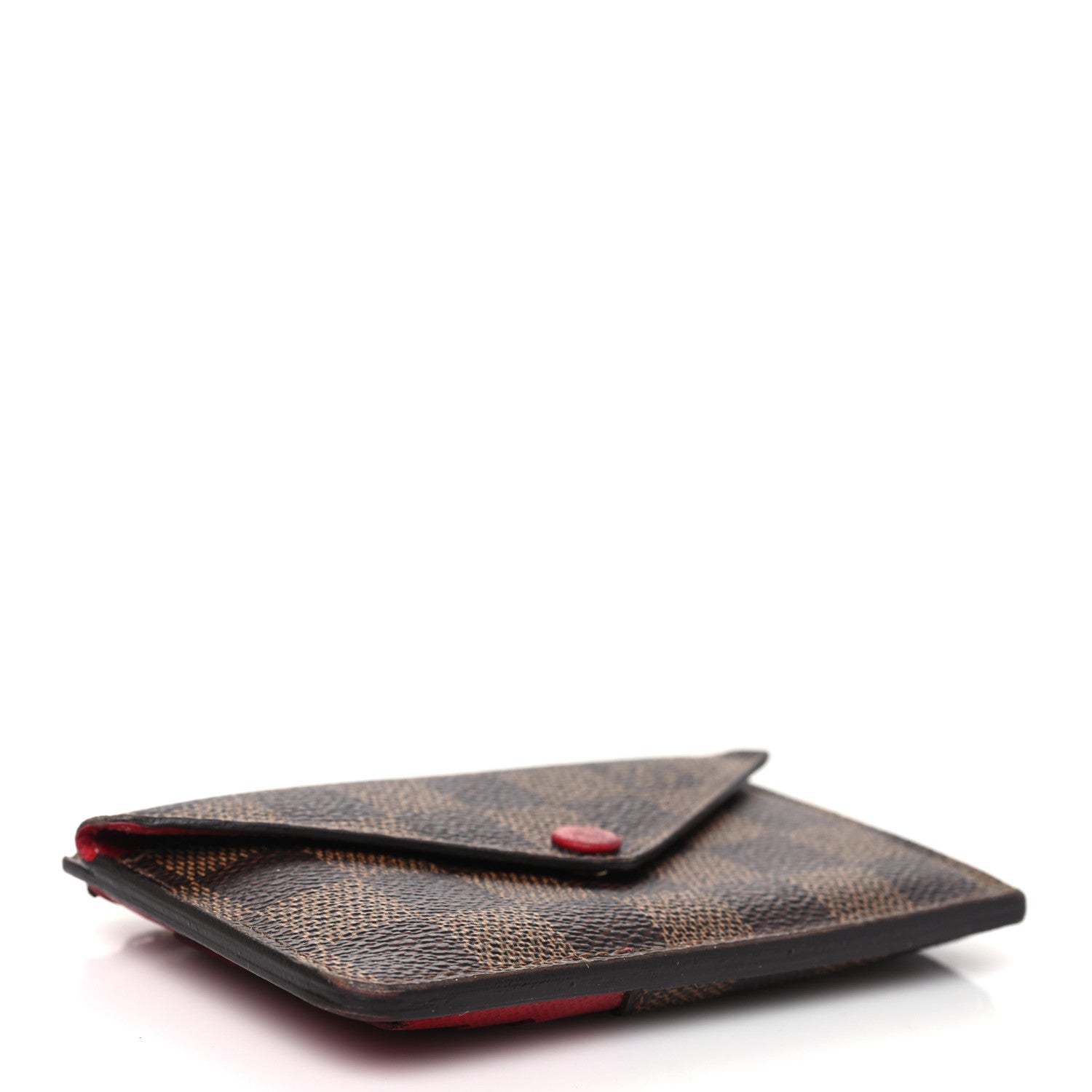 Louis Vuitton Damier Ebene Recto Verso Card Holder Red 4 of 7