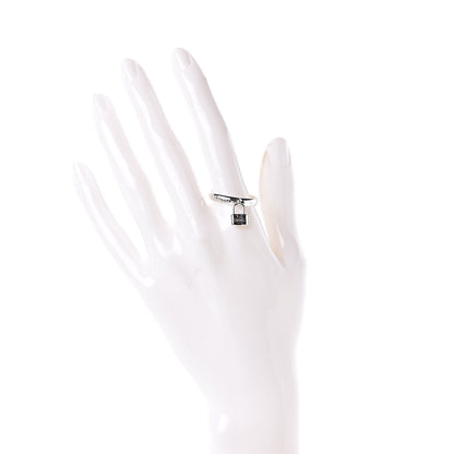 Tiffany Sterling Silver 1837 Lock Charm Ring 62 10 2 of 4