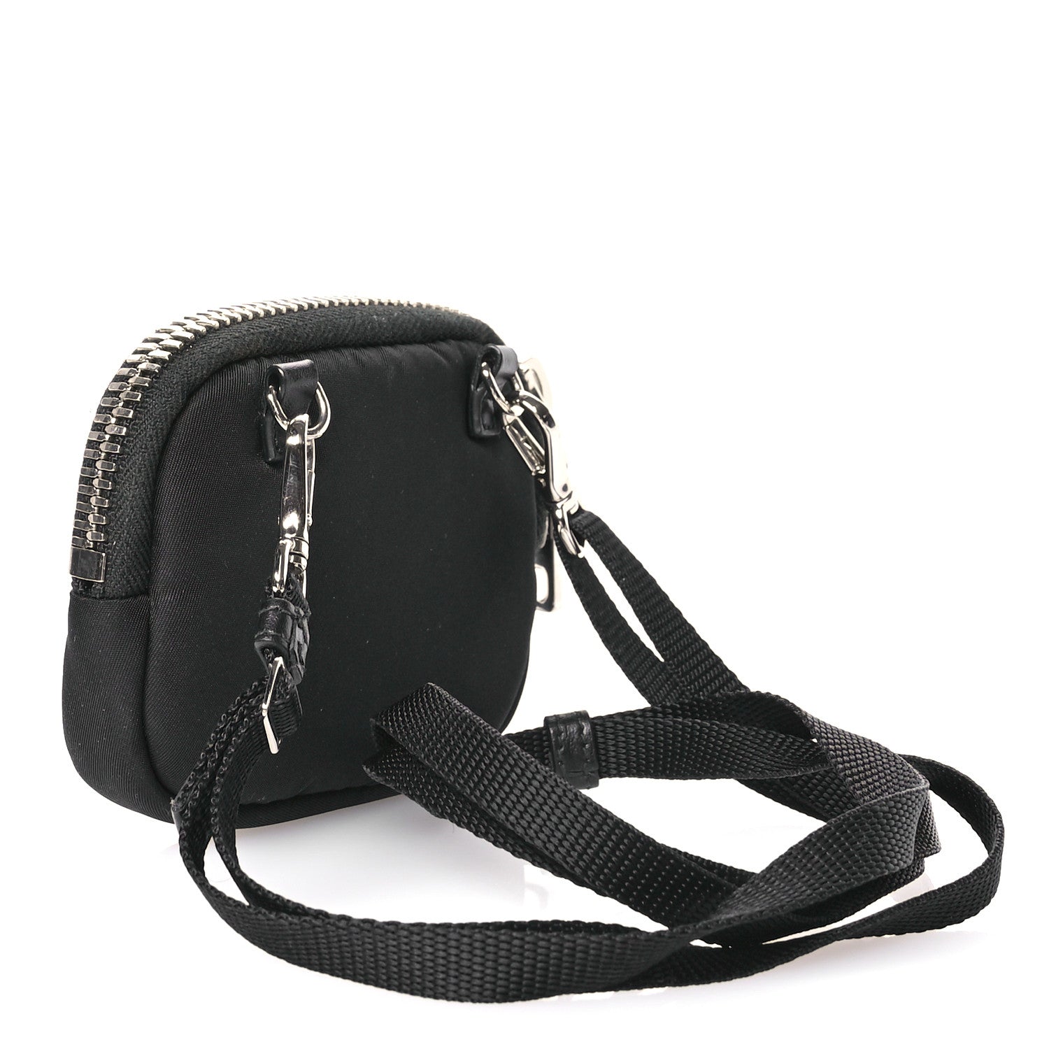 Prada Trick Tessuto Nylon Cargo Pouch Black 3 of 11