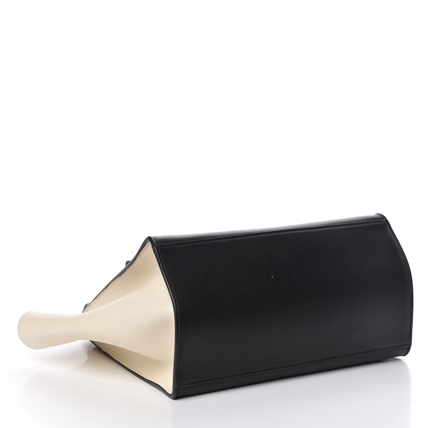 Celine Drummed Calfskin Medium Tri-Color Trapeze Light Khaki 5 of 25