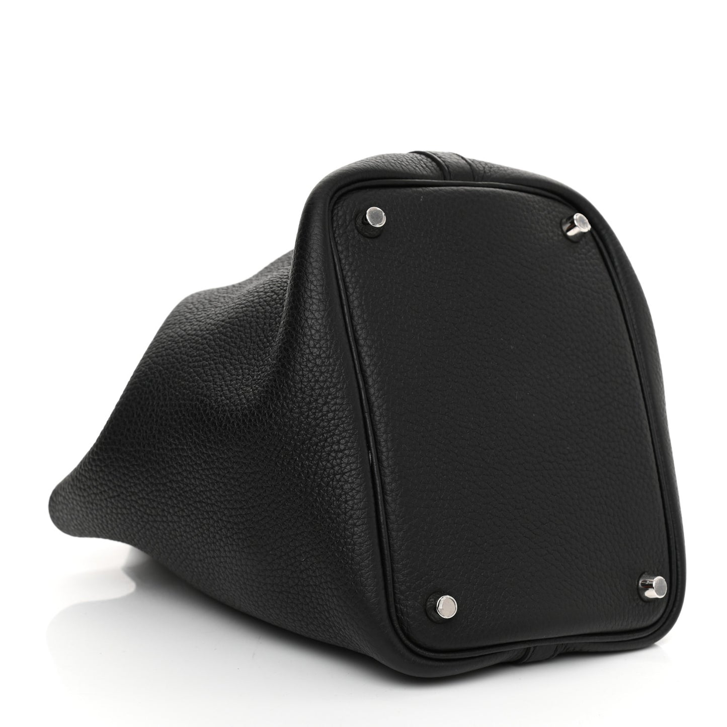 Taurillon Clemence Picotin Lock 18 PM Black