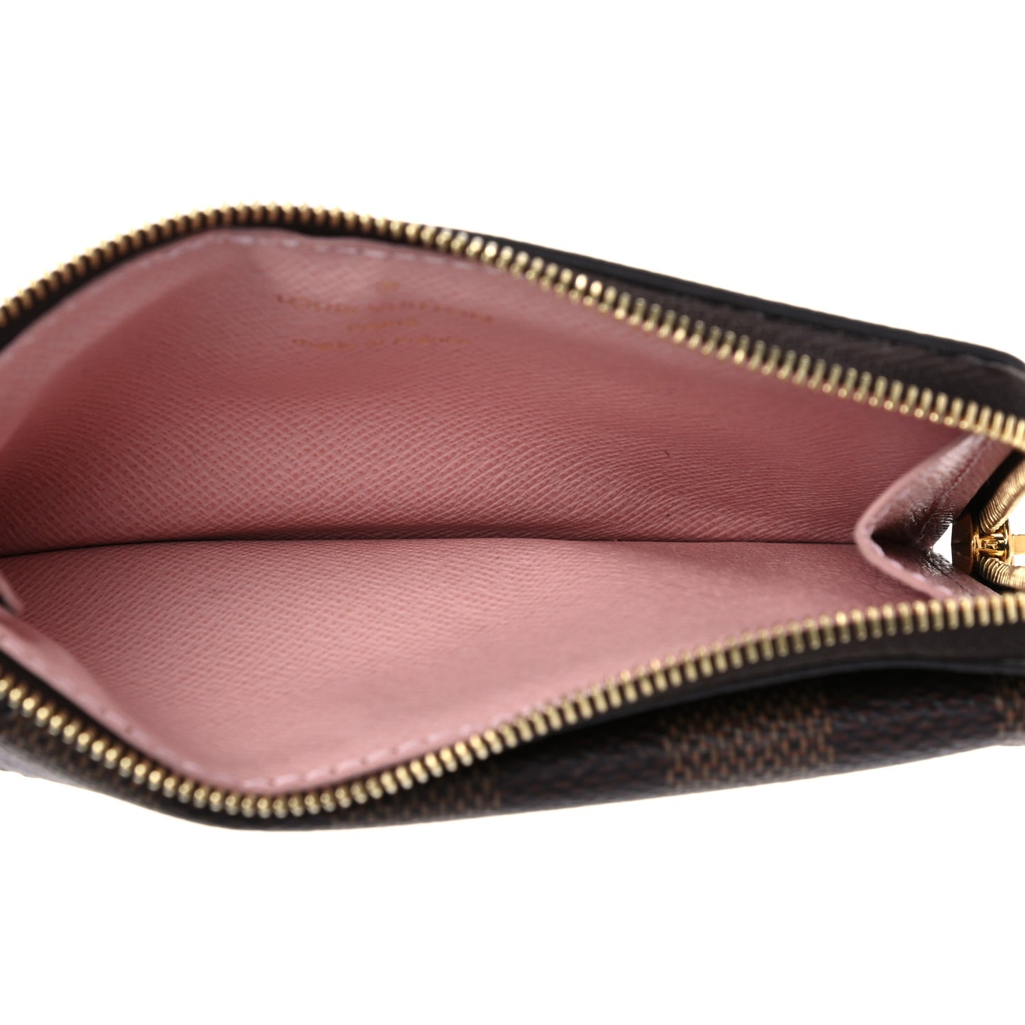 Damier Ebene Recto Verso Card Holder Rose Ballerine