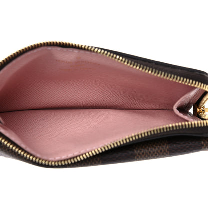Louis Vuitton Damier Ebene Recto Verso Card Holder Rose Ballerine 5 of 9