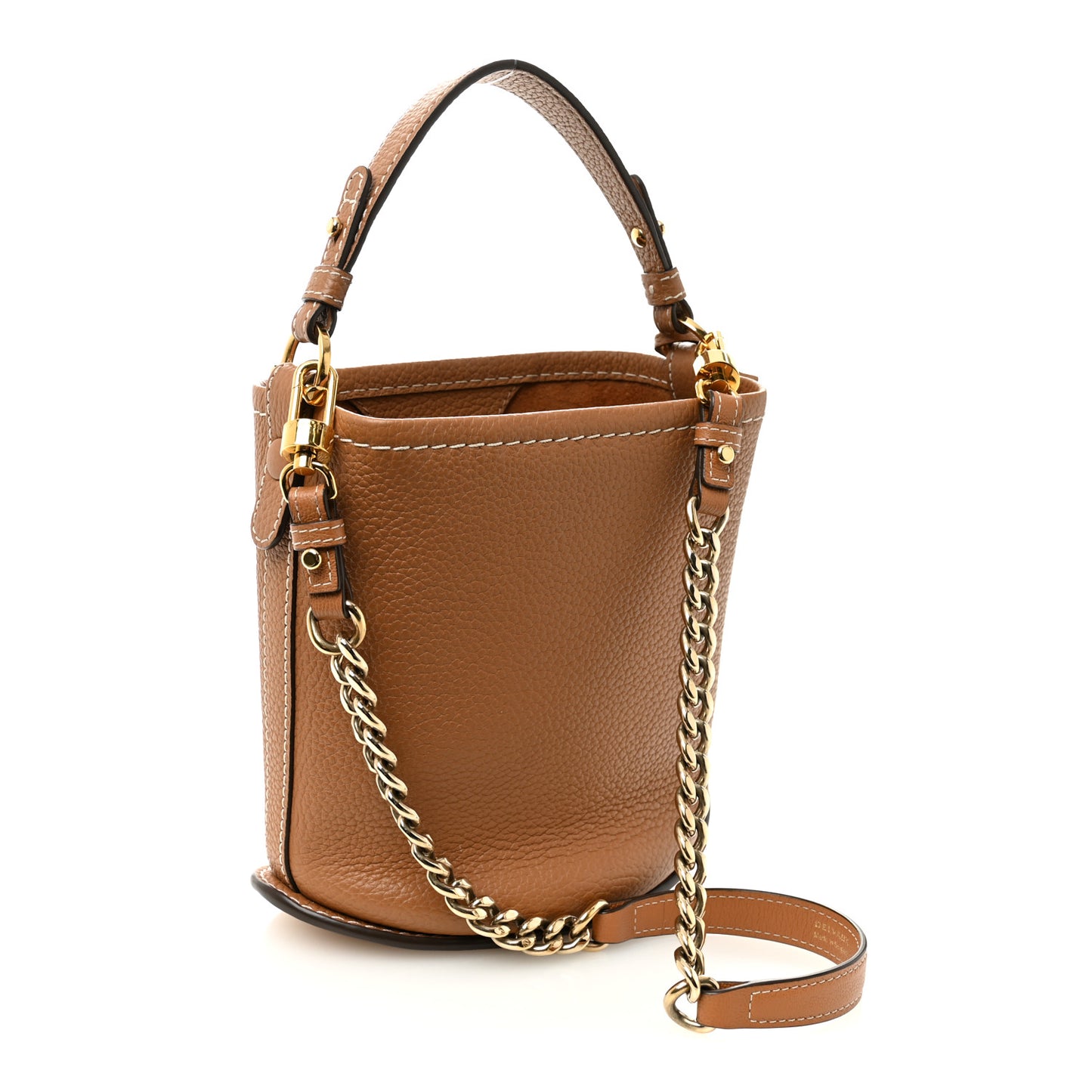 Taurillon Mini Pin Daily Surpique Bucket Vegetal Ivory