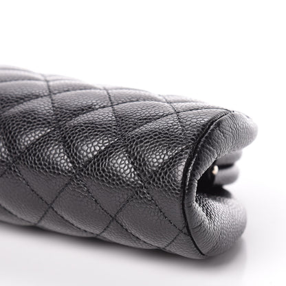Chanel Caviar Quilted Timeless Clutch Black 6 of 9