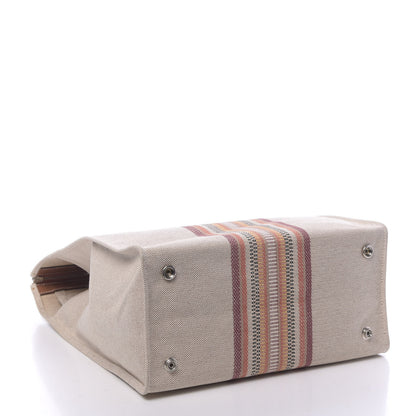 Hermes Toile Mira Ganges Tote Natural Multicolor 4 of 17