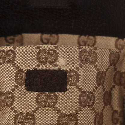 Gucci GG Monogram Double Pocket Belt Bag Dark Brown 8 of 14