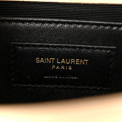 Saint Laurent Grain De Poudre Small Monogram Kate Satchel Nude Powder 6 of 12