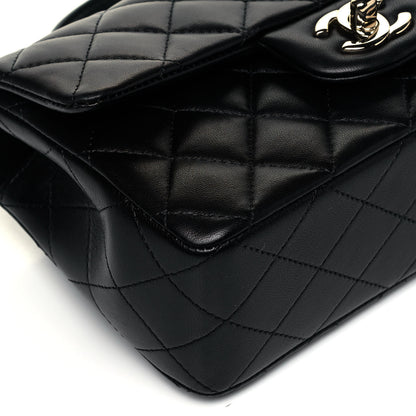Chanel Lambskin Quilted Mini Lion Charm Top Handle Rectangular Flap Black 8 of 10