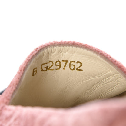 Chanel Velvet Grosgrain Quilted Camellia CC Espadrilles 39 Pink Black 11 of 12